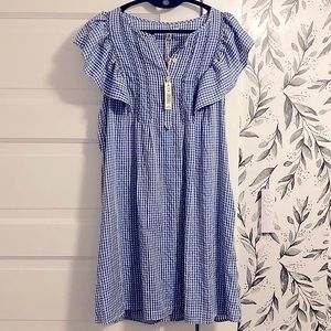 Max studio light linen dress